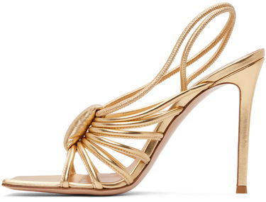 Tenisice i cipele Gianvito Rossi Hellen Square Toe Heeled Sandals Metalik | G32488-15RIC-NPS, 2