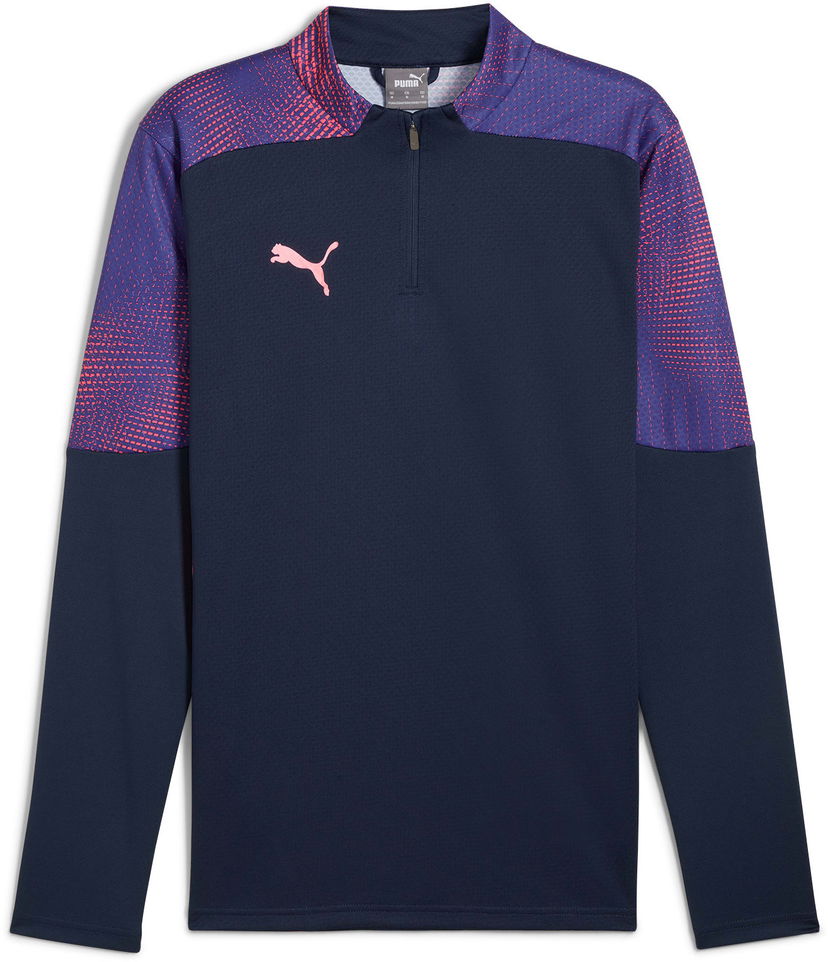 Dukserice Puma individualFINAL Quarter-Zip Top Men's Sweatshirt Plava | 659506-01