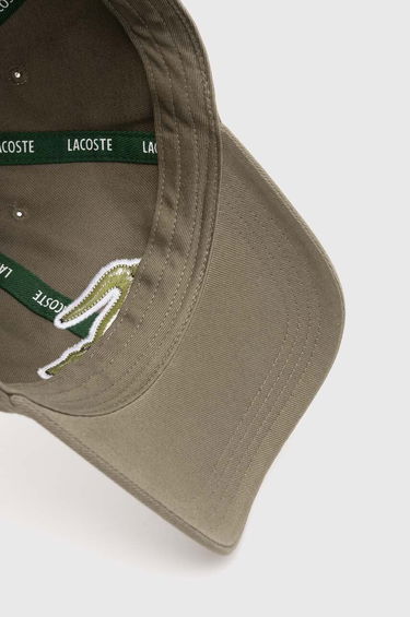 Kapa Lacoste Adjustable Organic Cotton Twill Cap Crna | RK9871, 3