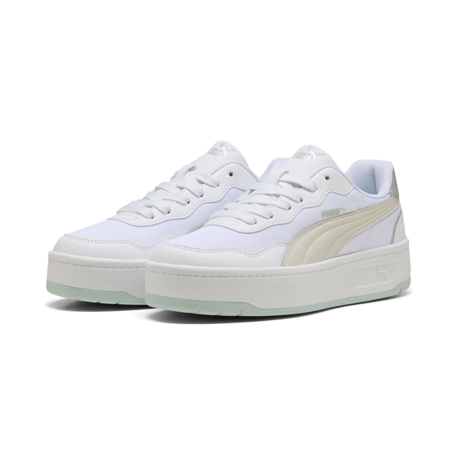 Tenisice i cipele Puma Court Lally Skye Aqua Metallics Bijela | 401613_01, 1