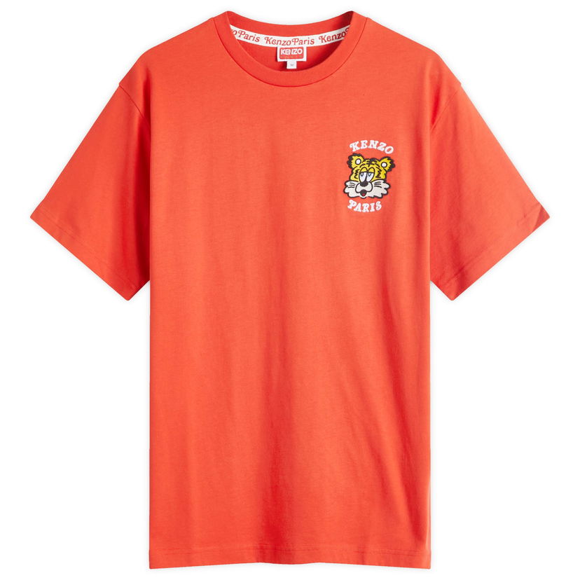 Majica kratkih rukava KENZO Verdy Collection Embroidered Classic T-Shirt Narančasta | FF58TS4824SG-16