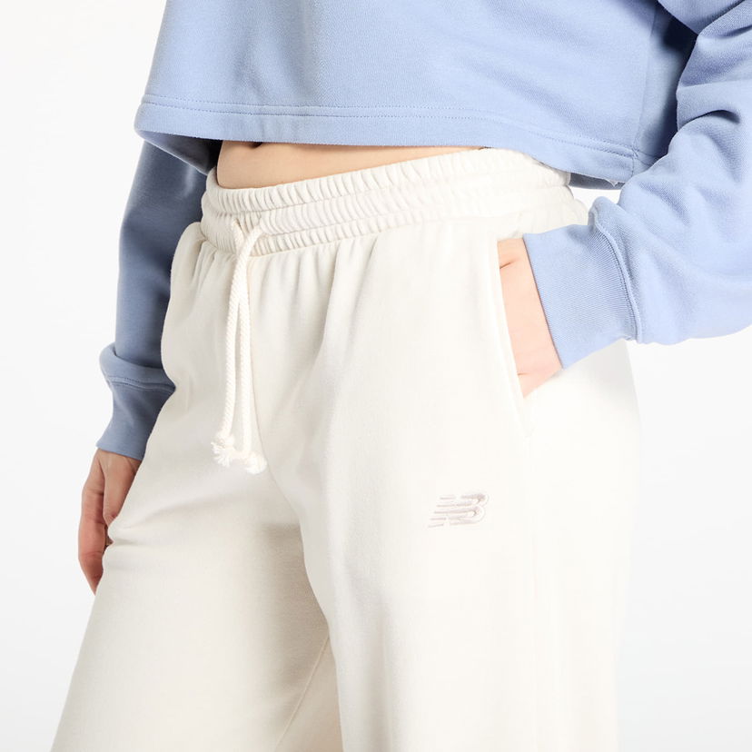 Trenerka New Balance Women's Essentials Fleece Sweatpants Bijela | NBWP51503LIN