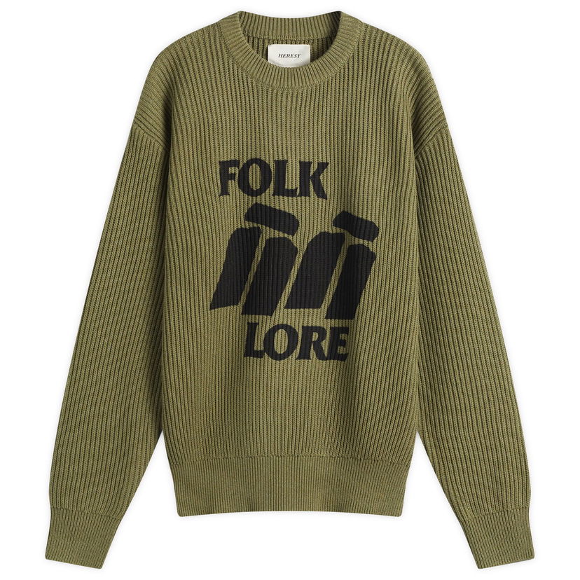 Džemper Heresy Heresy Men's Ray's Knit Sweater Zelena | HSS25-KW02