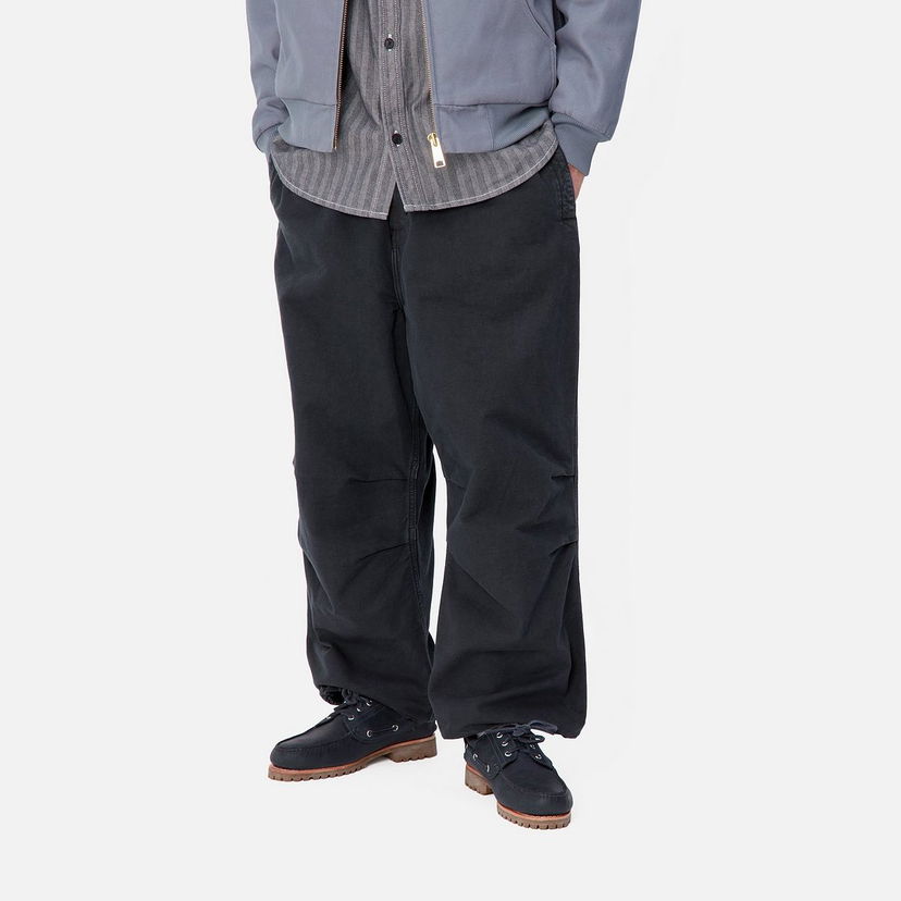 Cargo hlače Carhartt WIP Stone Dyed Black Pants Crna | I033762_9