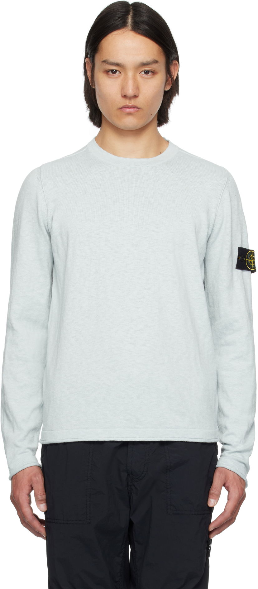 Džemper Stone Island Stone Island Cotton Nylon Sweater Zelena | K1S15 5100052 S00B0