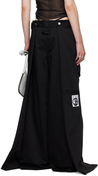 Hlače Jean Paul Gaultier Oliver Edition 'The Wrap' Wide Leg Trousers Crna | 24/27-F-PA113P-C048-00, 2