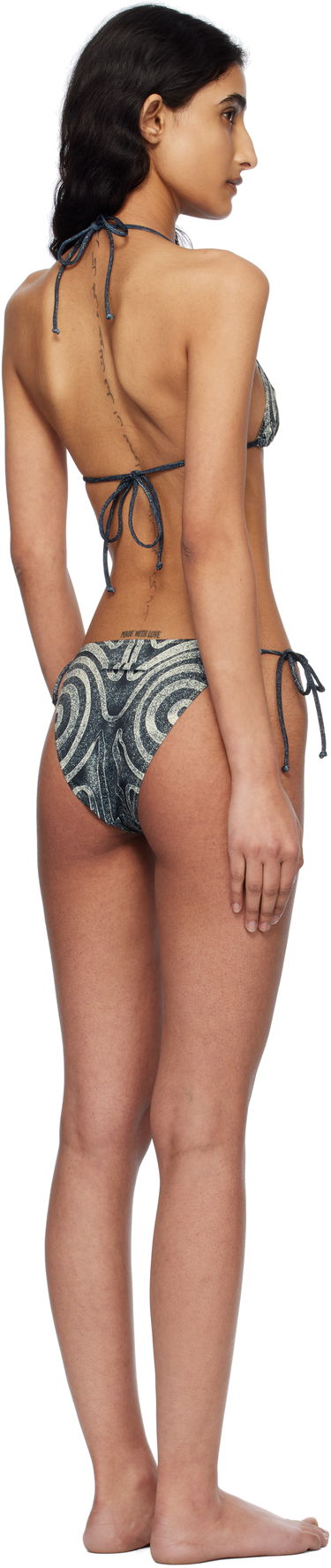 Kupaći kostimi Jean Paul Gaultier Jean Paul Gaultier 'The Spirale' Bikini Plava | 25/34-F-BS024-J587-000203, 2