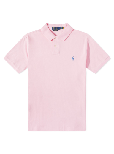 Polo majica Polo by Ralph Lauren Custom Slim Fit Polo Carmel Pink Ružičasta | 710782592033