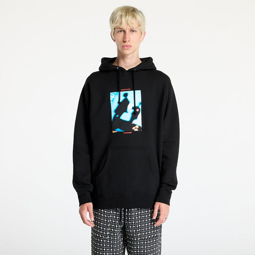 Dukserice Pleasures Darklands Hoodie Black Crna | P24F077 BLACK