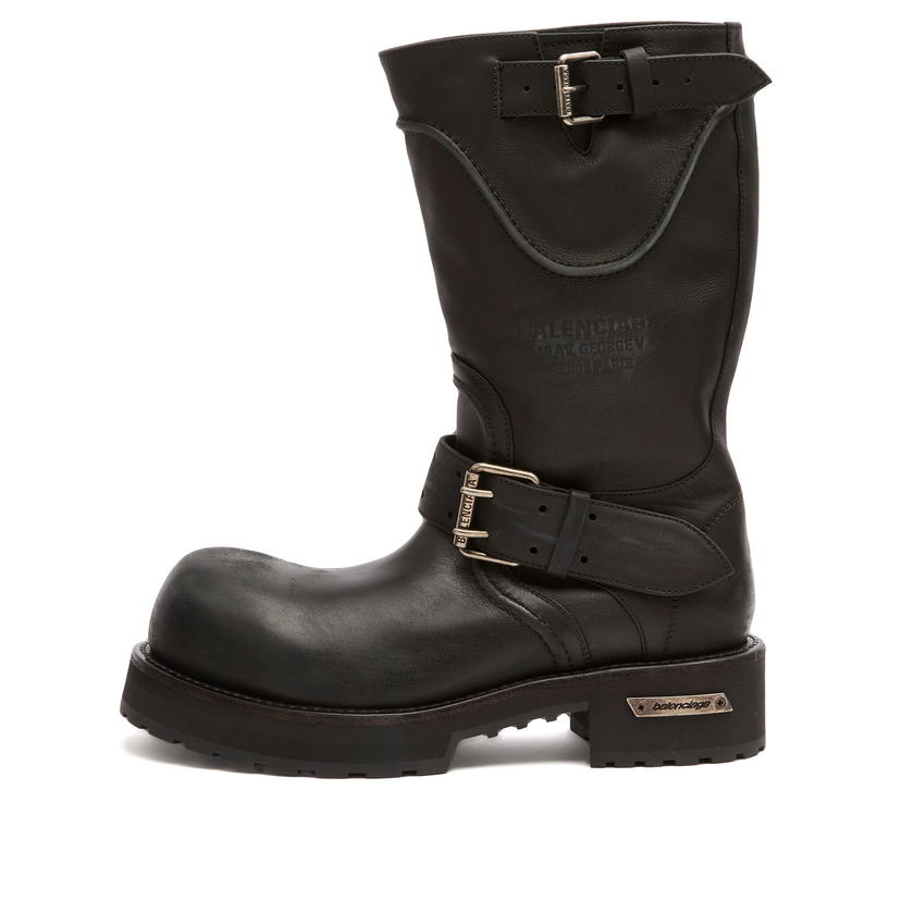 Tenisice i cipele Balenciaga Balenciaga Venom Leather Boots Size EU 40 Crna | 833581-WBEQ1-1000