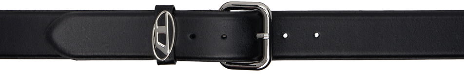 Pojasevi Diesel B-1dr Oval D Loop Leather Belt Crna | X10127-P6364-T8013, 0