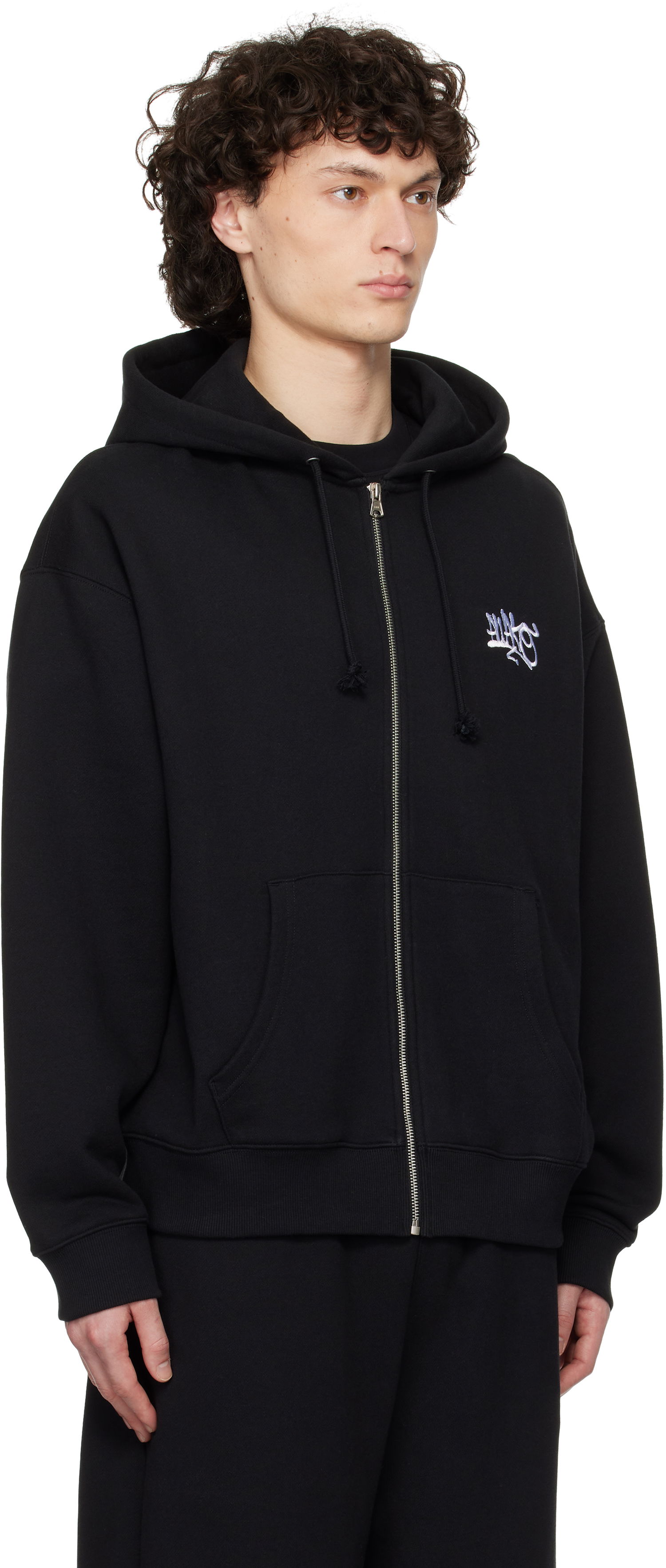 Dukserice Awake NY Awake NY All City Zip-Up Hoodie Crna | AWK-SP25-HD005, 1
