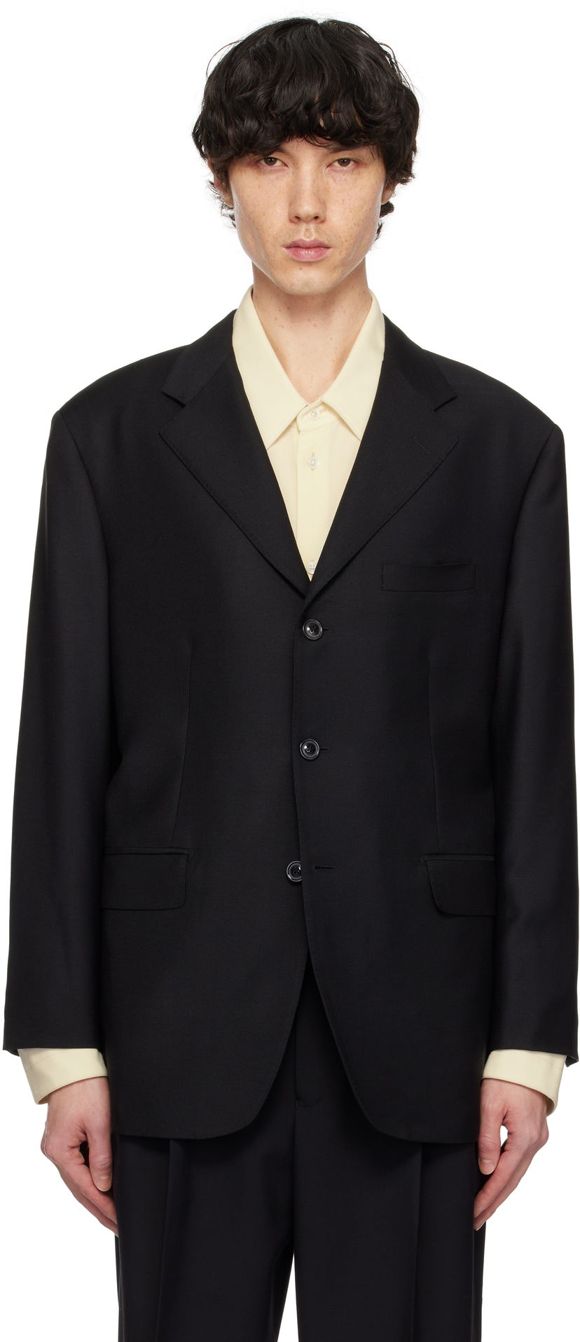 Jakna Maison Margiela Maison Margiela Mohair Blazer Crna | S50BN0536 M35259