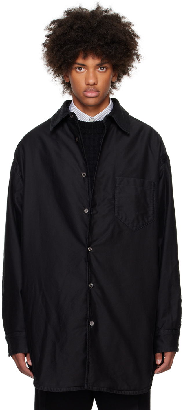 Košulja Maison Margiela Padded Cotton Shirt Crna | S50DT0046 M35217