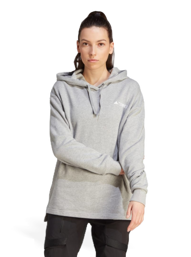 Dukserice adidas Performance Terrex Logo Siva | IB6567