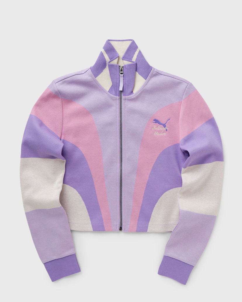 Dukserice Puma KIDSUPER Cropped Knit Track Top XL Ljubičasta | 626705-70