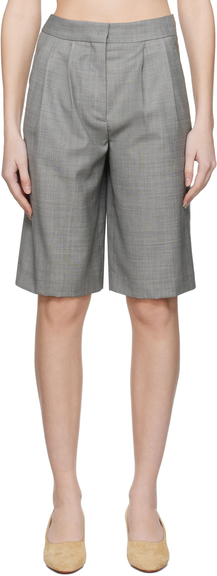 Kratke hlače Loulou de Saison Loulou de Saison Soan Shorts Siva | SOAN