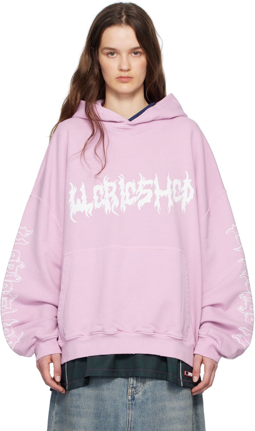 Dukserice 032C 032c Faithless Oversized Hoodie Ružičasta | S25-URC-0631-850-W