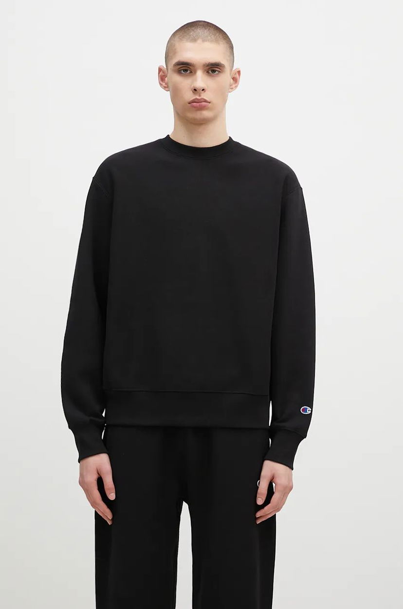 Dukserice Champion Crewneck Sweatshirt Crna | 220707