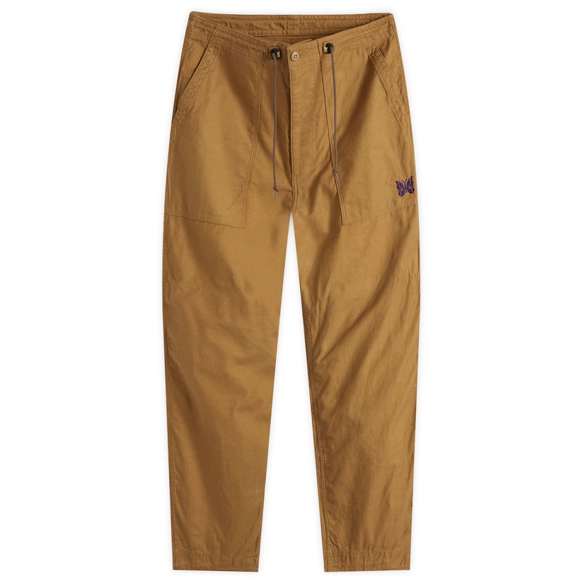 Cargo hlače Needles Fatigue String Pant Smeđa | PU240-MOCHA