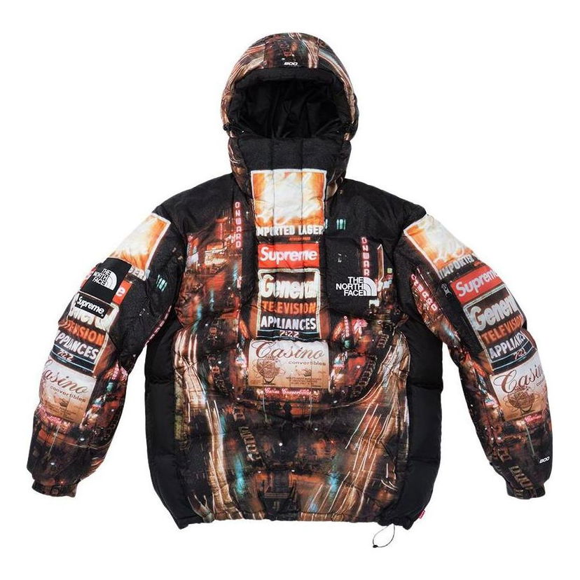 Pernata jakna Supreme 800-Fill Half Zip Hooded Pullover by  x  Višebojno | SUP-FW22-759