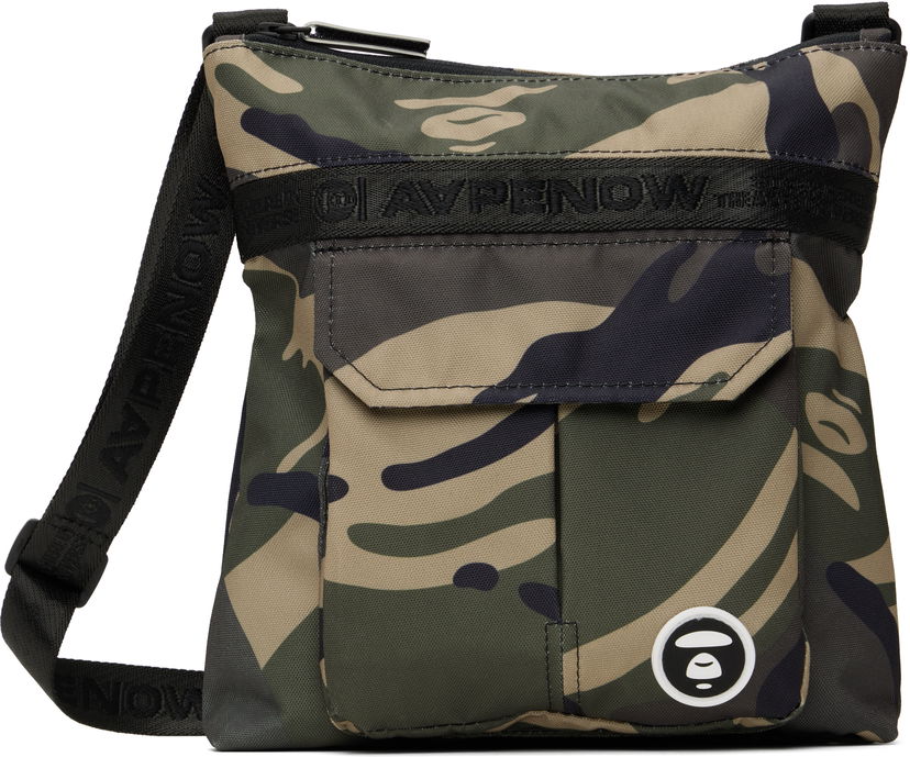 Torba za rame AAPE by A Bathing Ape AAPE by A Bathing Ape 'AAPE Now' Crossbody Bag Zelena | AAPBGM5331XAOGRZ