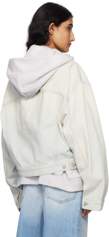 Jakna Acne Studios Acne Studios Relaxed Cropped Denim Jacket Plava | A90639-, 2