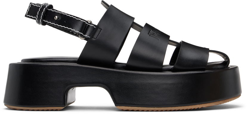 Tenisice i cipele JW Anderson JW Anderson Stripe Platform Sandals Crna | SN0098-LA0323