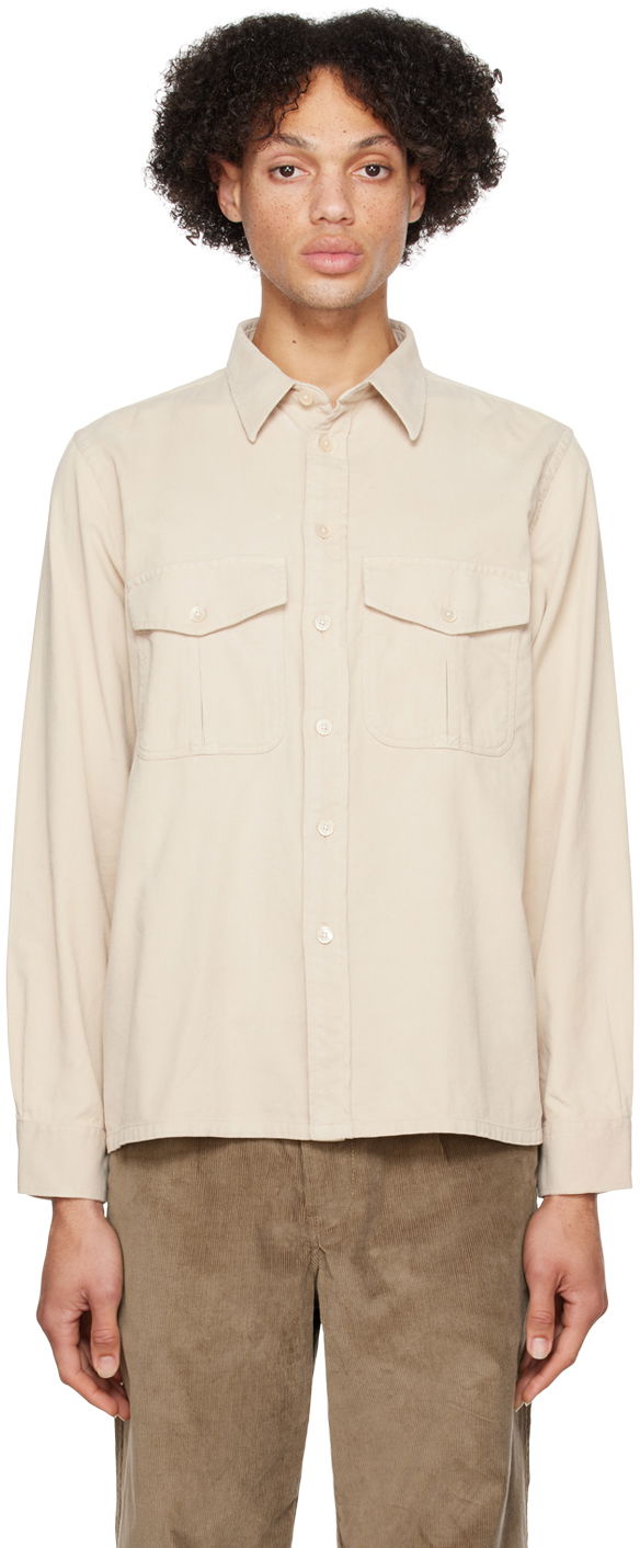 Košulja Paul Smith PS Paul Smith Cargo Pocket Shirt Bež | M2R-739X-J21043-60