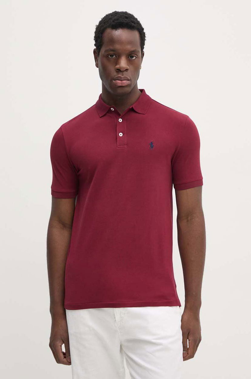 Polo majica Polo by Ralph Lauren Burgundy Polo Shirt Crvena | 710941439