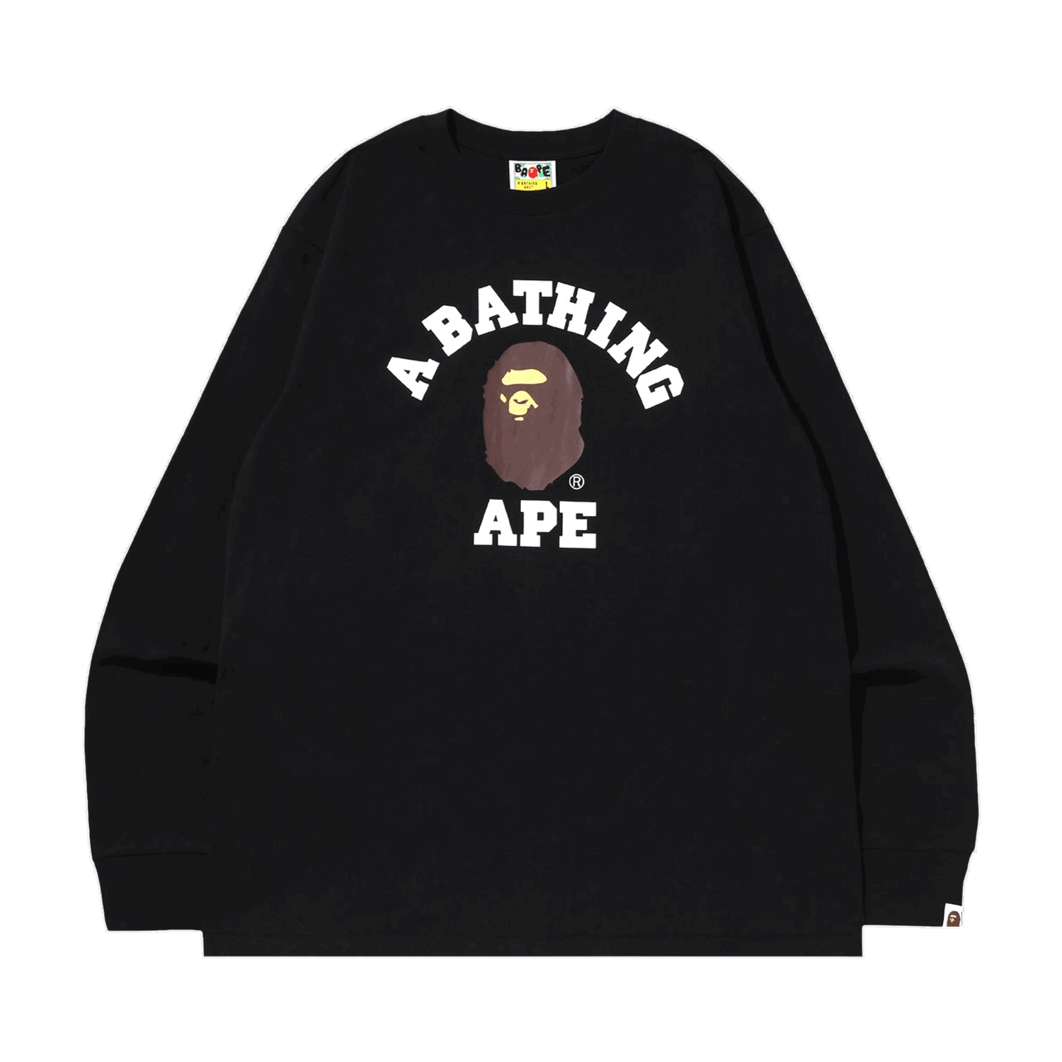 Džemper BAPE College Crewneck Crna | 001LTI301020M BLACK, 0