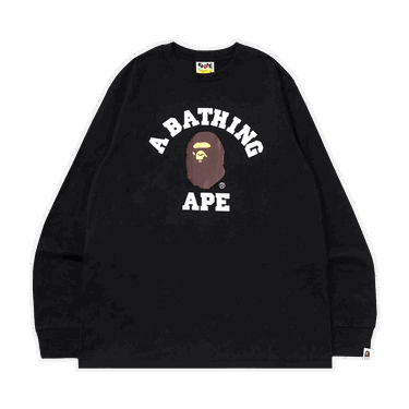Džemper BAPE College Crewneck Crna | 001LTI301020M BLACK, 0