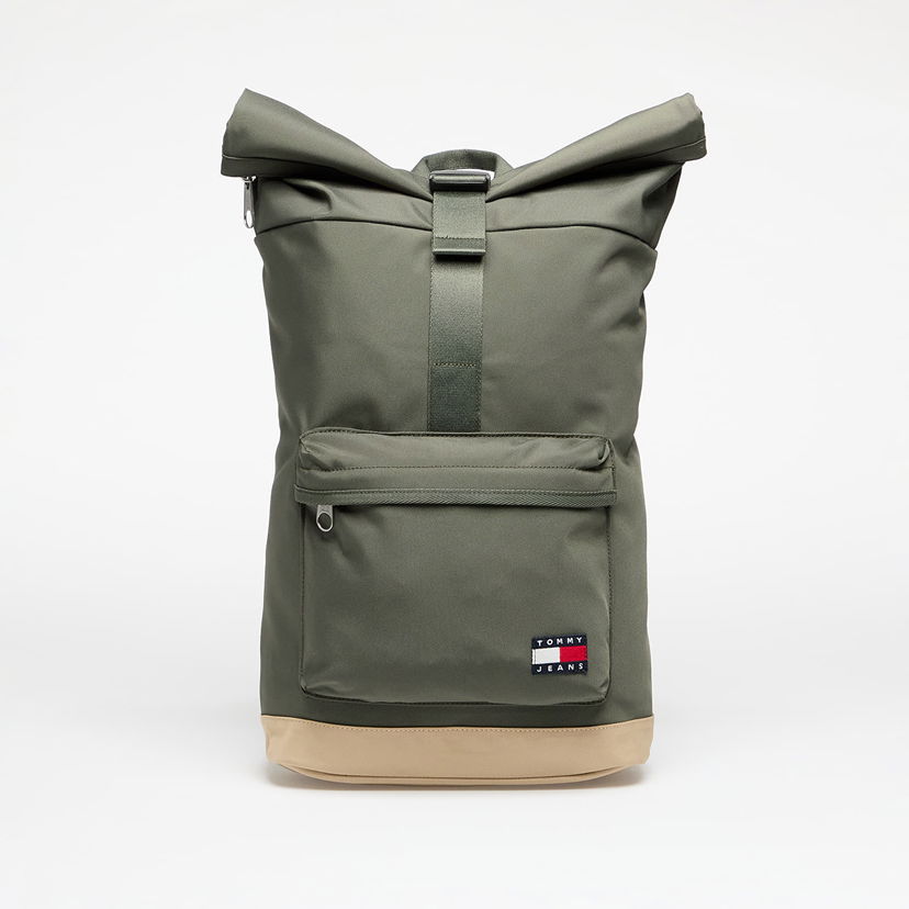 Ruksak Tommy Hilfiger Tommy Jeans Essential Daily Rolltop Backpack Zelena | AM0AM13323 MRH