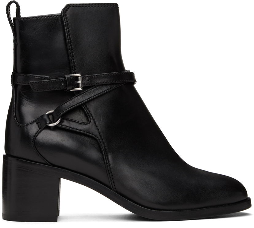 Odjeća rag & bone Rag & Bone Hazel Buckle Boots Crna | WFF23FF013SX13