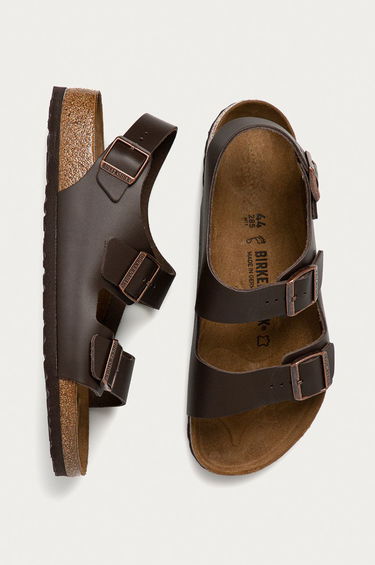 Tenisice i cipele Birkenstock Milano Dark Brown Smooth Leather Smeđa | 34101, 3