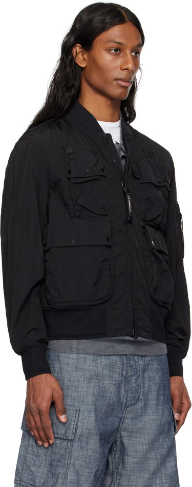 Bomber jakna C.P. Company C.P. Company Chrome-R Multipocket Bomber Jacket Crna | 18CMOW010A-005904G, 1