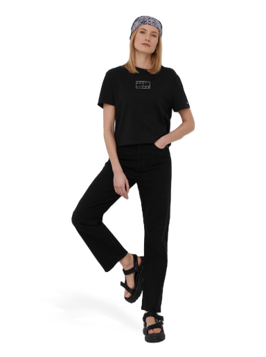 Jeans Levi's Jeans Donna Ribcage Straight Crna | 72693.0012