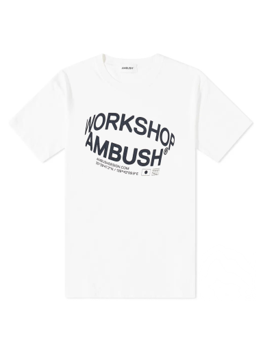 Majica kratkih rukava Ambush Revolve Logo Tee Bijela | BMAA064S23JER0010247