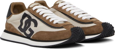 Tenisice i cipele Dolce & Gabbana Mixed-Material 'DG' Cushion Smeđa | CS2288 A3D24, 3