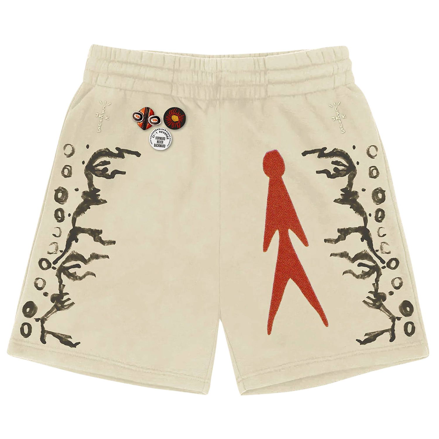 Kratke hlače Cactus Jack by Travis Scott Character Shorts Bež | CJJ1 BS11 OFF, 1