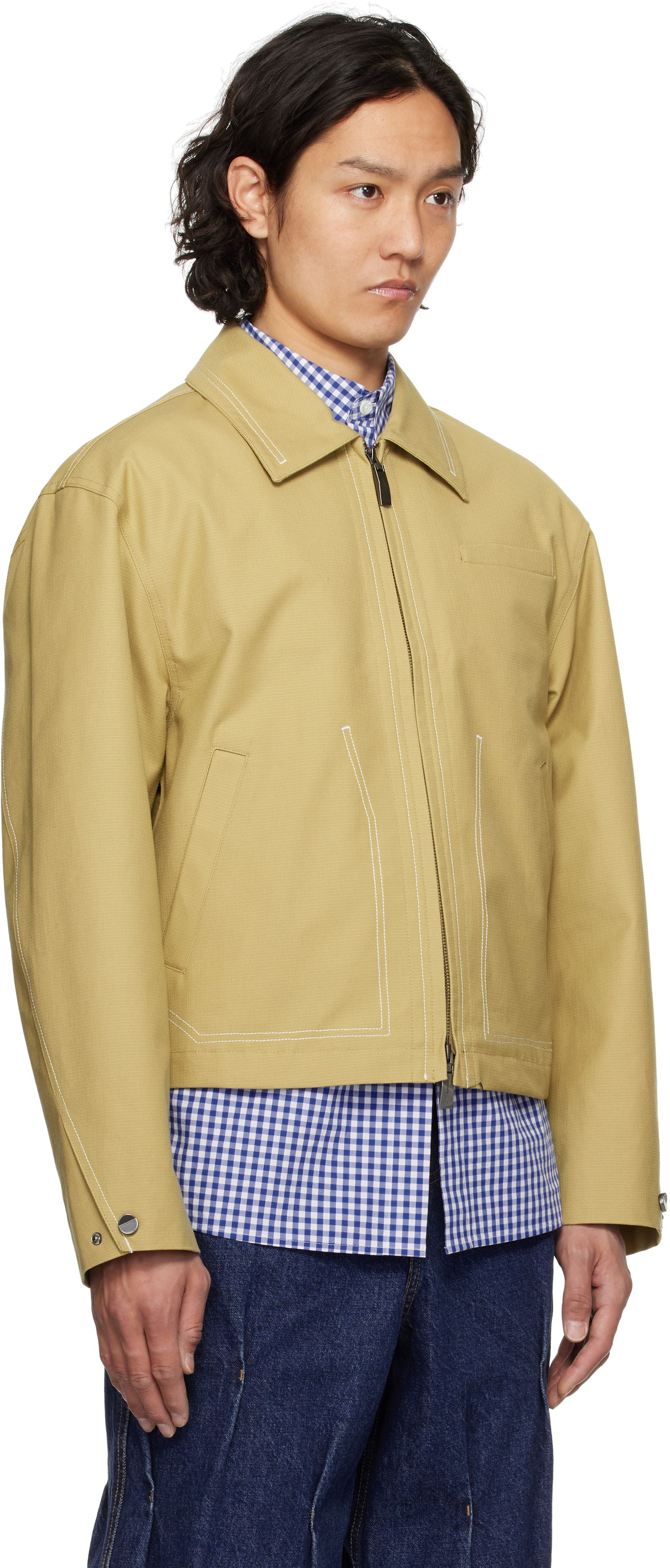 Bomber jakna ADER ERROR ADER error Product. 22 Zip-Up Jacket Žuta | BO01SSJK1602BG, 1