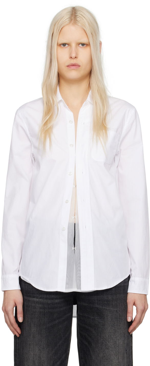 Košulja R13 R13 Foldout Shirt Bijela | R13WR246-R339B