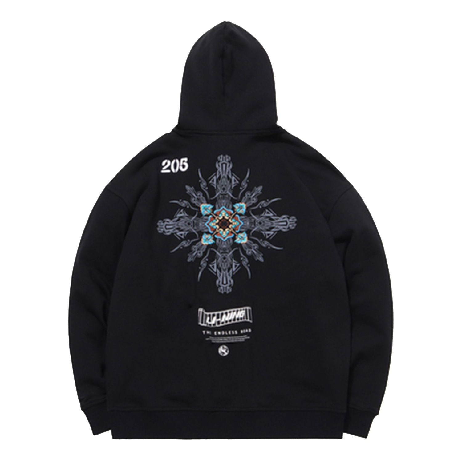 Dukserice Li-Ning Cheng Feng Series x Dunhuang Museum Crossover Pullover Hoodie Crna | AWDQC51-3, 0