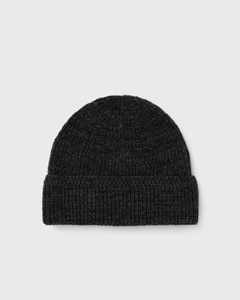 Kapica NORSE PROJECTS Wool Cotton Rib Beanie Crna | N95-0840-1600