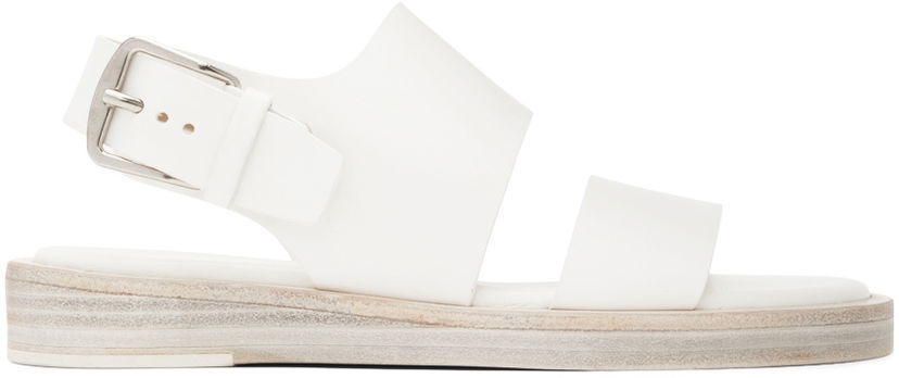 Kratke hlače Ann Demeulemeester Ann Demeulemeester Lore Flat Sandals Bijela | 2201-W-S01-390-001