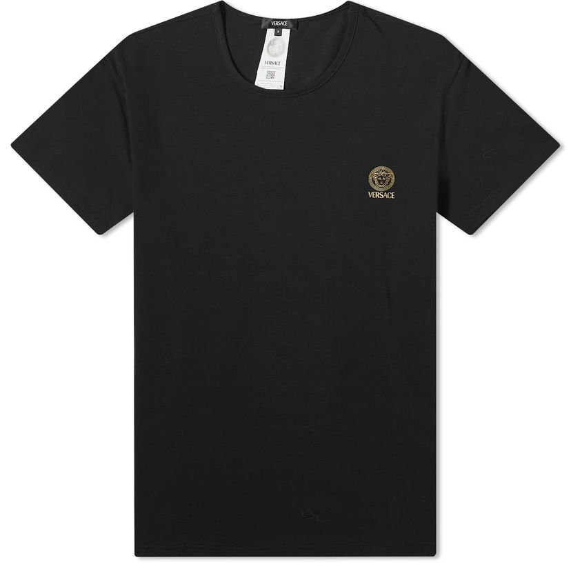 Majica kratkih rukava Versace Men's Medusa Lounge Tee Black Crna | AUU01005-1A10011-A1008
