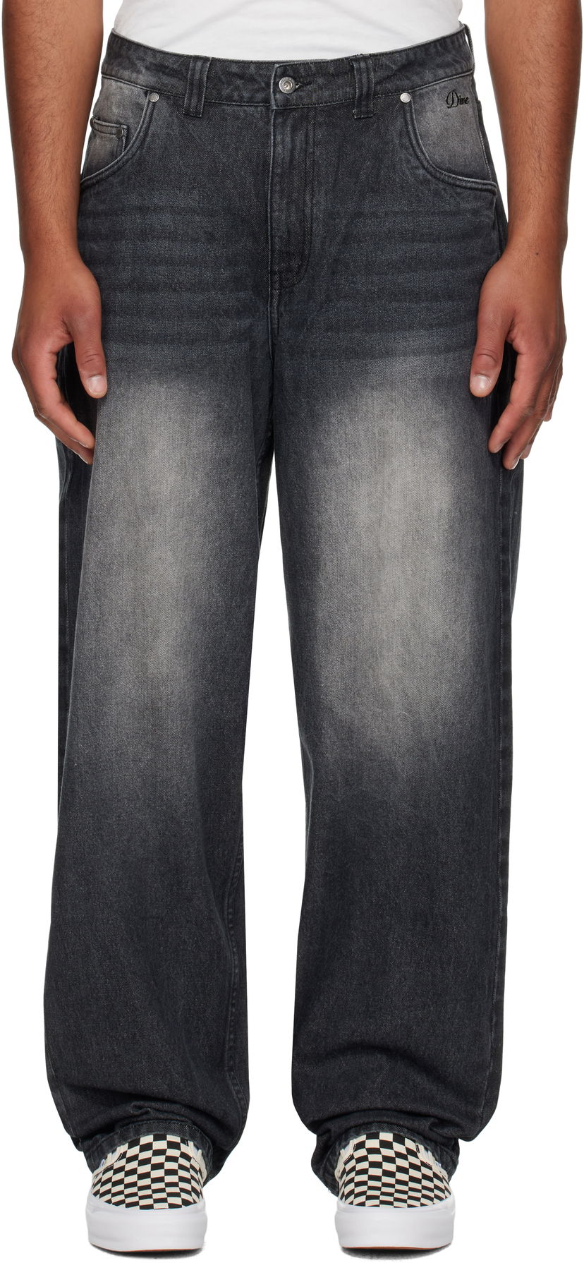 Jeans Dime Dime Classic Baggy Jeans Crna | DIMESU2511BLK