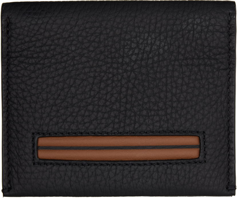 Novčanik ZEGNA Leather Wallet Crna | LHCBU-E1914Z