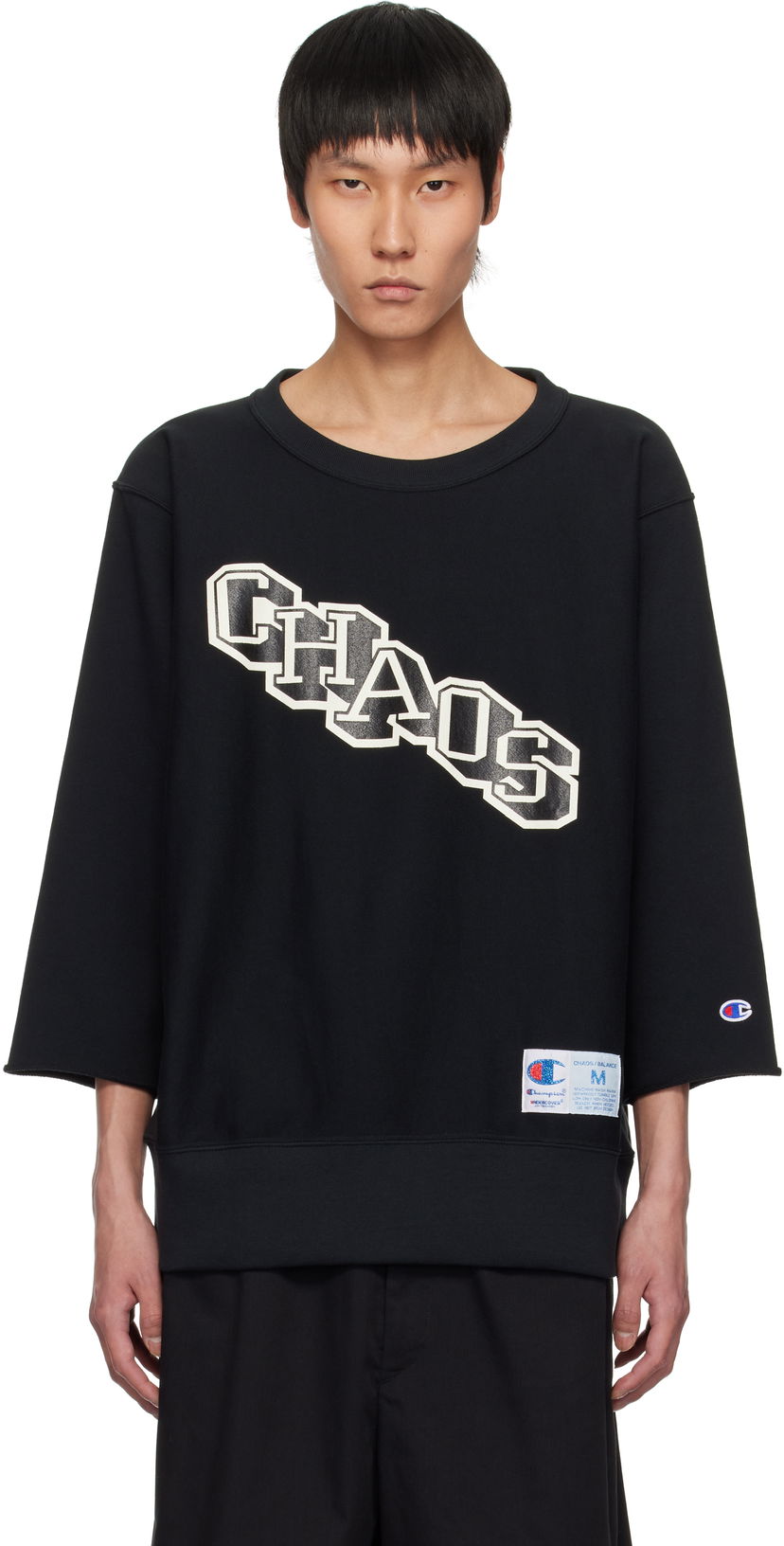 Džemper UNDERCOVER Champion Edition Sweatshirt by UNDERCOVER Crna | UC1E4810-2