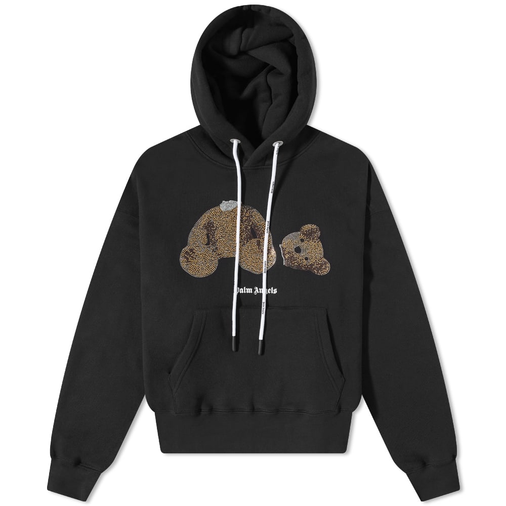 Dukserice Palm Angels Sequins Kill The Bear Popover Hoody Crna | PMBB058F22FLE0071076, 0